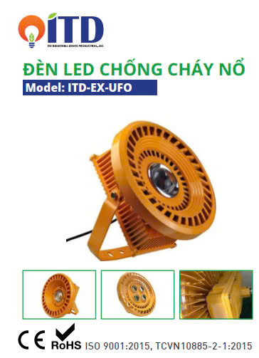 Đèn chống cháy nổ vỏ vàng